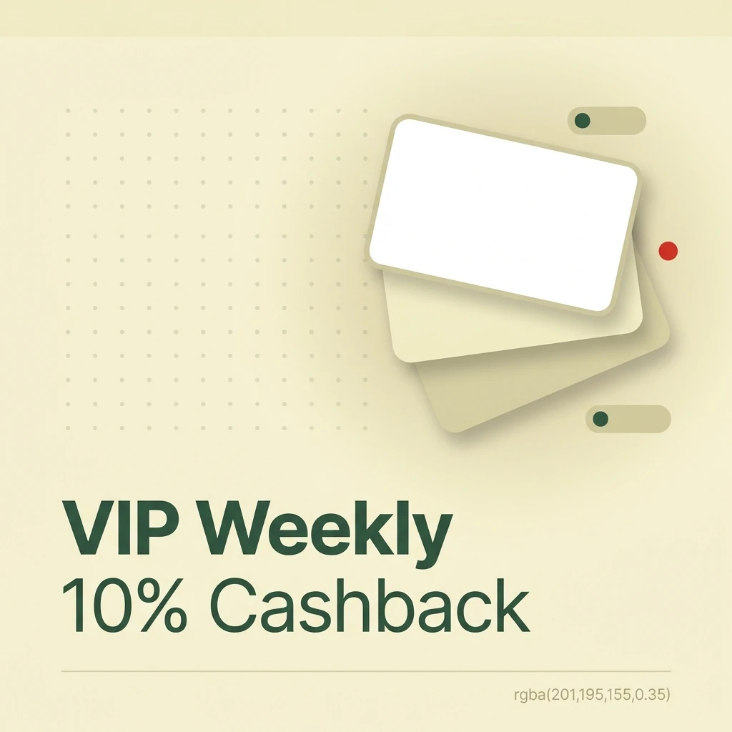 VIP Weekly 10% Cashback